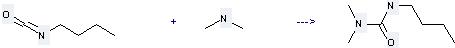 Preparation of Urea, N'-butyl-N, N-dimethyl-.